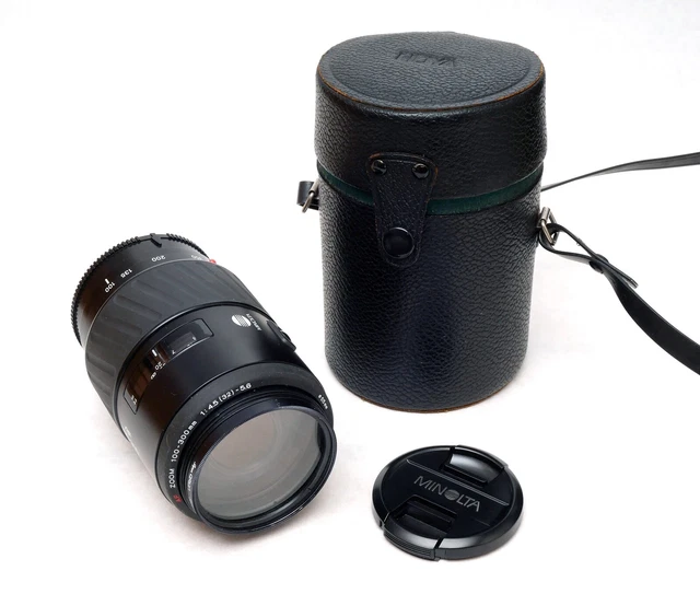 Minolta AF 100-300mm F4.5-5.6 TelePhoto Zoom Lens for Sony A & Minolta AF EXC+