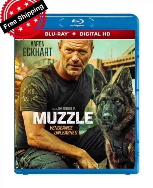 Muzzle Blu-Ray Action crime movie 2023 Free Shipping NEW