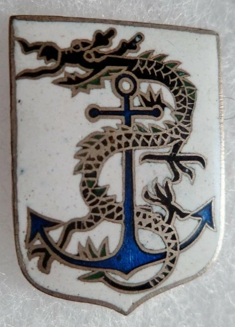INSIGNE MARINE FELIX Roussel Extrême Orient 1939 Indochine Saigon