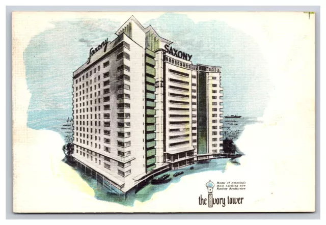 The Saxony Resort Hotel, Miami Beach Florida FL Postcard