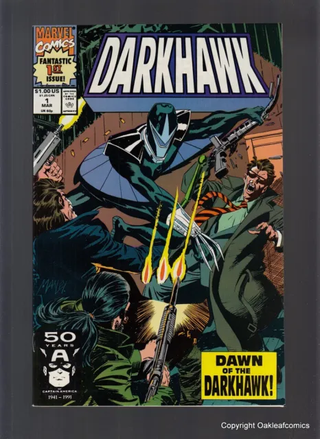 Darkhawk 1 WP Marvel 1991 Origin 1st appearance of Darkhawk MCU KEY NM-