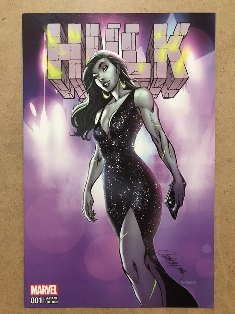 Hulk 1 (2017) - J Scott Campbell variant - She-Hulk - Comicxposure