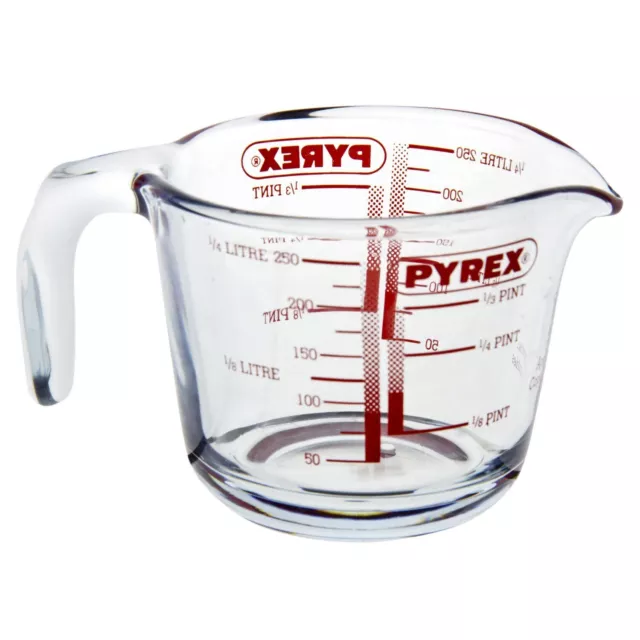 Pyrex Classic Prepware Measure Jug with lid 1L, Transparent