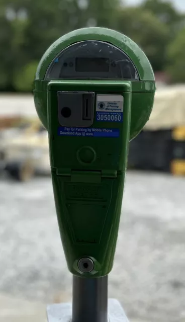 Vintage Duncan Parking Meter, Digital Duncan 60 original Green