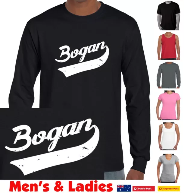 Funny T-Shirts Bogan t shirt Aussie Straya Australian Ladies Singlets mens tee's