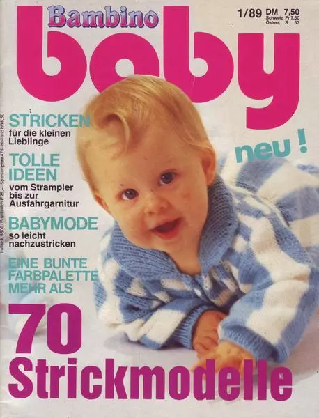 Bambino Baby Nr. 01/1989 70 Strickmodelle