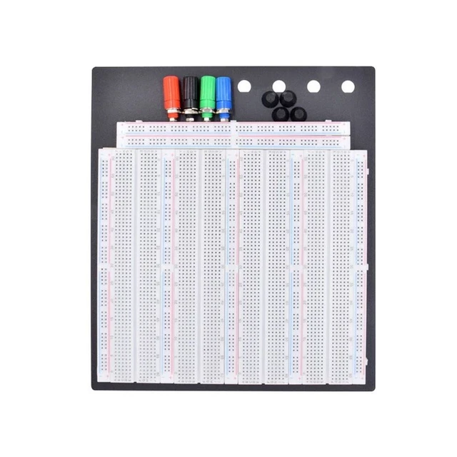 Maquette 3220-holes Noir Aluminium Plaque for Électronique Circuits Pratique