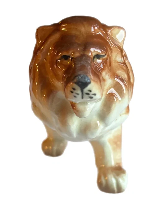 Vintage 1940s/50s Mid Century Lion King Of The Jungle Japan Clover Back Stamp