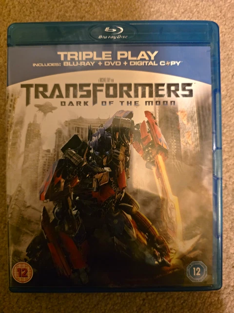 TRANSFORMERS: DARK OF the Moon [Blu-ray] Triple Play 12A Shia LaBeouf £ ...