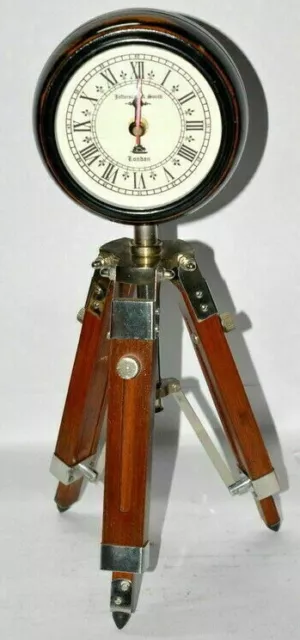 Antik Vintage Schöne Handgefertigt Uhr Heim Dekoration Mit Holz Dreibeinstativ