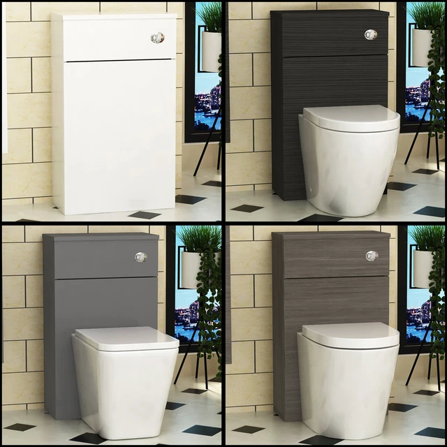 BATHROOM BACK TO Wall WC Unit BTW Toilet Pan Soft Close Seat