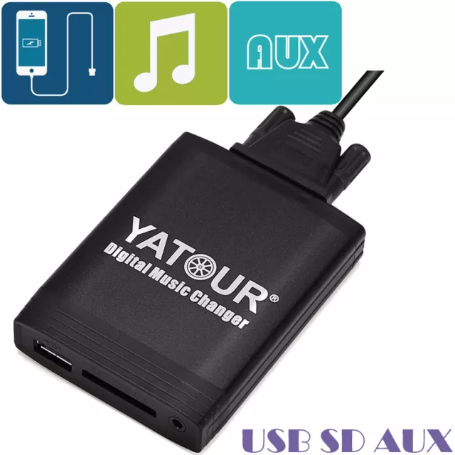 Yatour Digital Music CD Changer Car USB SD AUX MP3 interface For JVC Headunit