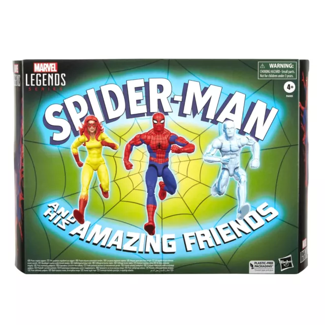 Marvel Legends Series Spider-Man and His Amazing Friends Action Figure In Hand