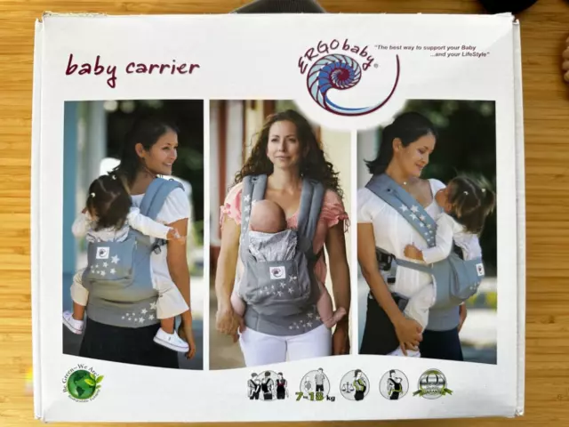 ERGObaby Babytrage Original 7 KG - 18 KG inkl. 2 Neugeboreneneinsätze