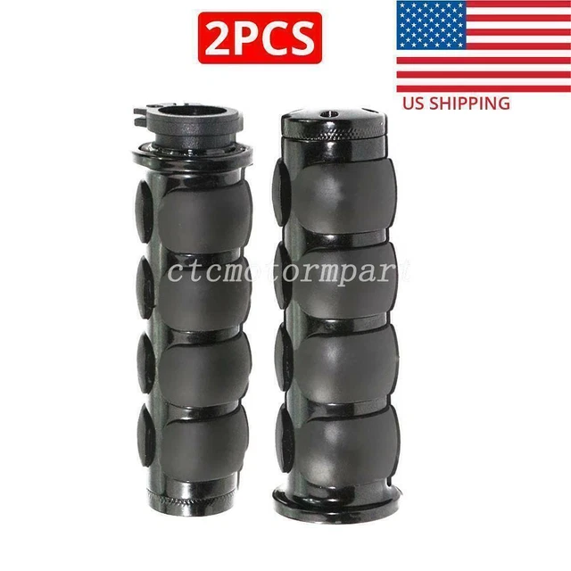 1" Handlebar End Hand Grips For Harley Sportster XL1200 XL883 XLH Custom Hugger