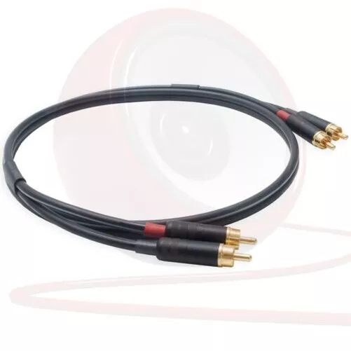 Mogami Double Rca Câble Bas Capacitance 75ohm Audio Coaxial Câble Coudé ou Droit