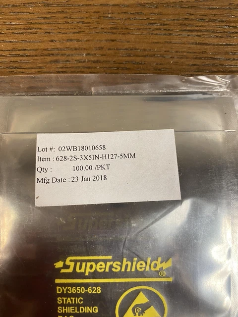 4000 Count 3x5 Open-Top Static Shield Bags – Dou Yee DY3X5, Free Shipping