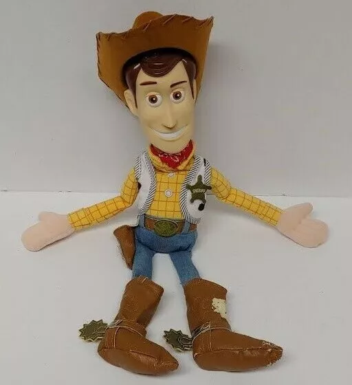Disneyland Resort VINTAGE WOODY PLUSH Beanie Doll Toy Story 20" Exclusive Rare