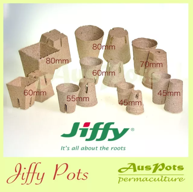 45mm Jiffy Round Pots x 100pcs - Great for Propagation & Seedling 2