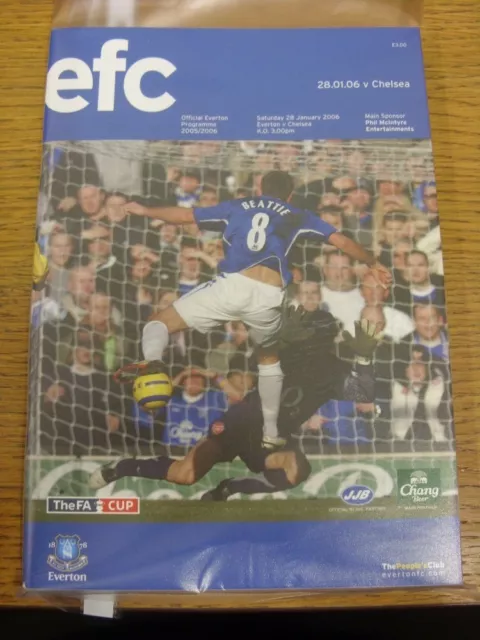 28/01/2006 Everton v Chelsea [FA Cup] . Thank you for viewing this item, we alwa