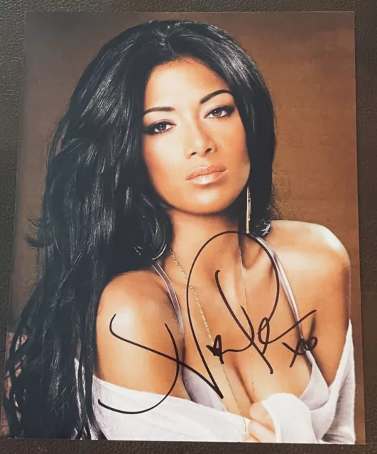 Nicole Scherzinger "Pussycat Dolls" In Person Signed 8X10 Photo 1 Coa (Proof)