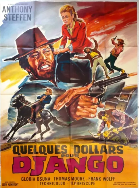 Quadro Poster Django 1966 Filme de Faroeste 30x42