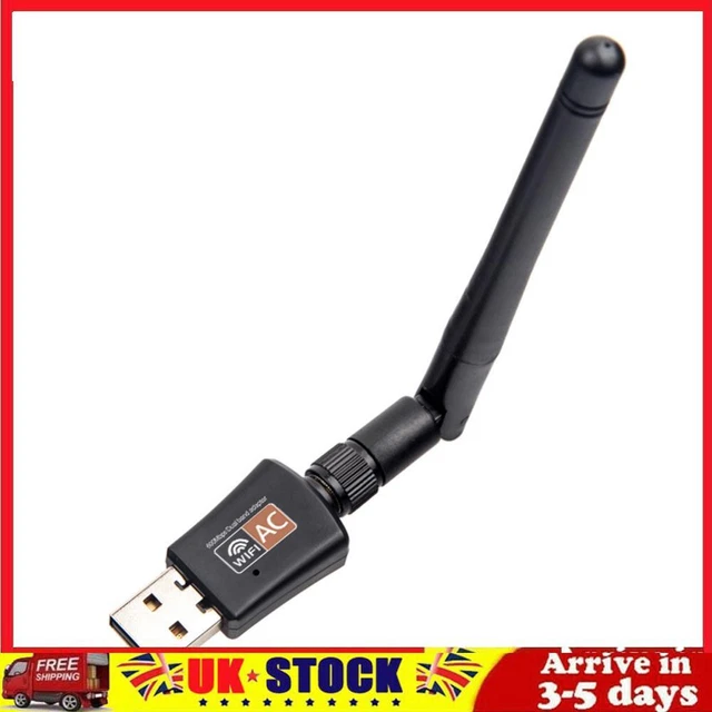 Ghz Wireless Computer 600MBPS DUAL BAND 5GHz Wireless Lan USB PC WiFi Adapter w/ Antenna 802 ...