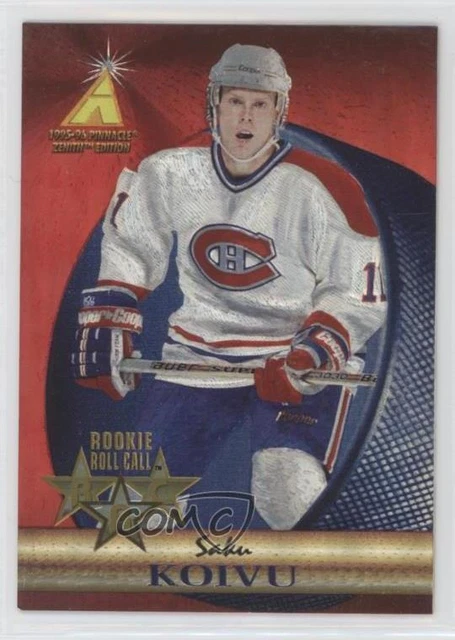 1995-96 Pinnacle Zenith Rookie Roll Call /1200 Saku Koivu #1