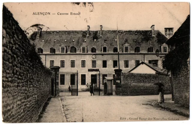 CPA 61 - ALENCON (Orne) - Ernouf Barracks (Small Animation)