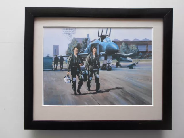 'Mission Complete' McDonnell Douglas Phantom aircraft print FRAMED