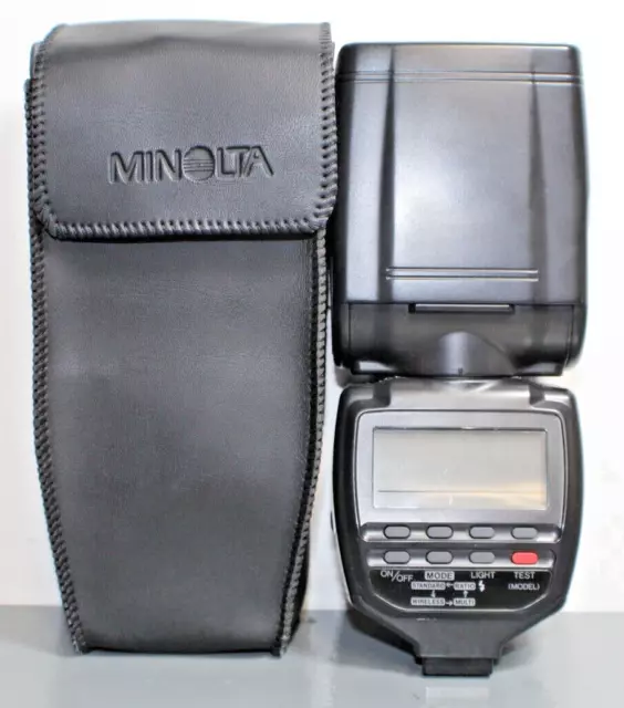 Minolta Program 5400HS Flash Shoe Mount Made in Japan w/Case