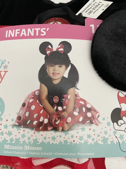 Disney Baby Minnie Mouse Halloween Costume Infant Size 12-18 months