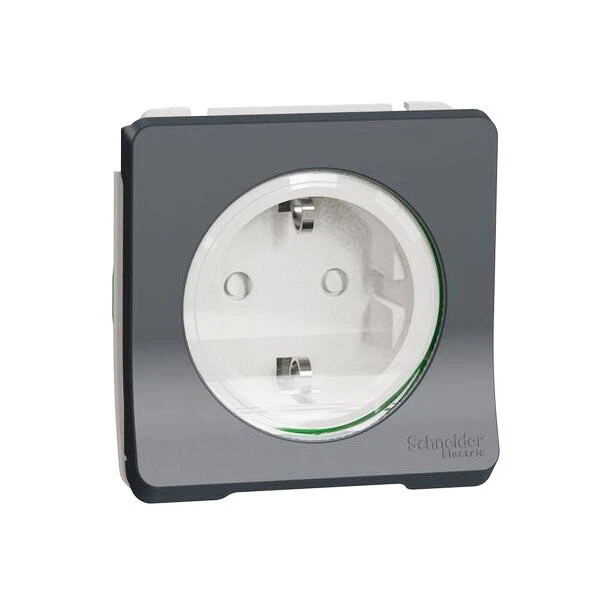Prise de courant Mureva Styl 2P+T schuko - composable - IP55 - IK08 - connexion