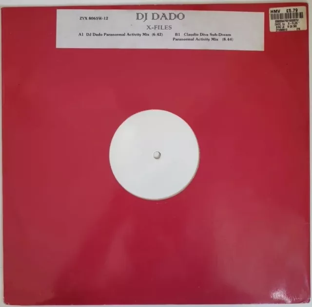DJ Dado - X-Files, ZYX Music 1996, White Label, Trance Classic!