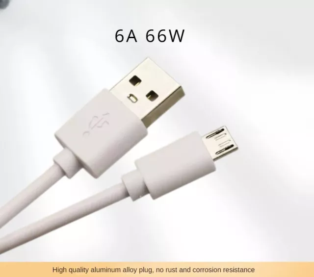 3 FT Micro USB 6A Fast Charger Data Sync Cable Cord For Samsung Galaxy S5 S6 S7