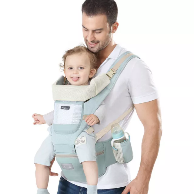 Babytrage Ergonomische Kinder Bauchtrage Rückentrage Tragegurt 20KG 0-48 Monate