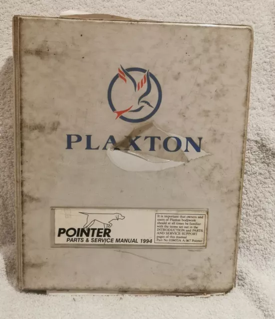 Plaxton Pointer Parts & Service Manual 1994