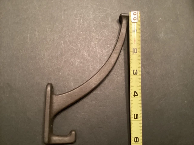 Vintage Large Arts & Crafts Mission Style Coat Hat Hook Clothes Robe Hall Tree 4