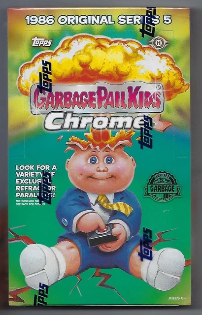2022 Topps Garbage Pail Kids Chrome Hobby Box 1986 Original Series 5