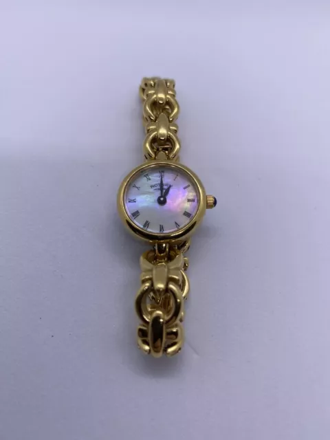 Rotary Ladies Watch With Lovely Iridescent Face Dainty