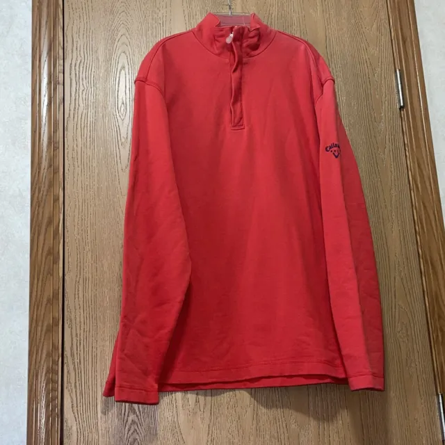 Callaway Golf 1/4 sweatshirt jacket mens size medium guc e1600