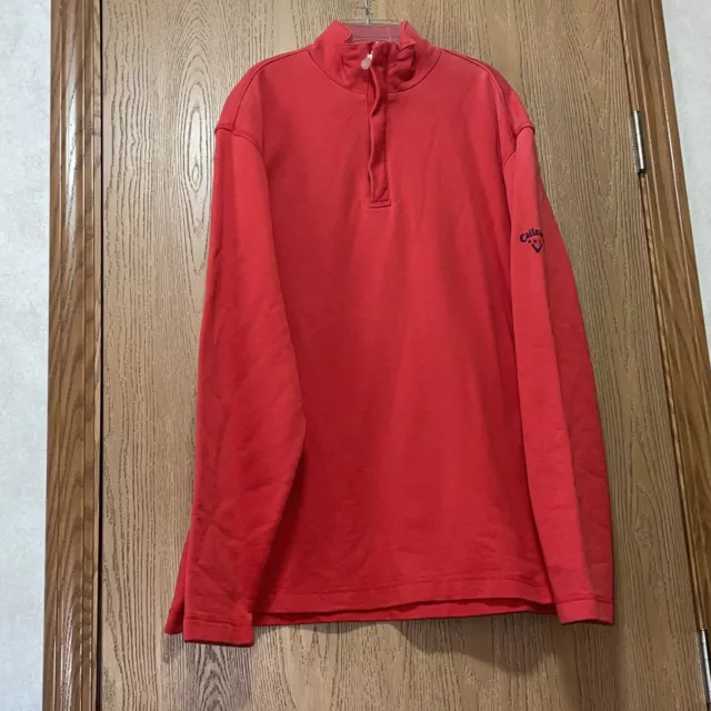 Callaway Golf 1/4 sweatshirt jacket mens size medium guc e1600