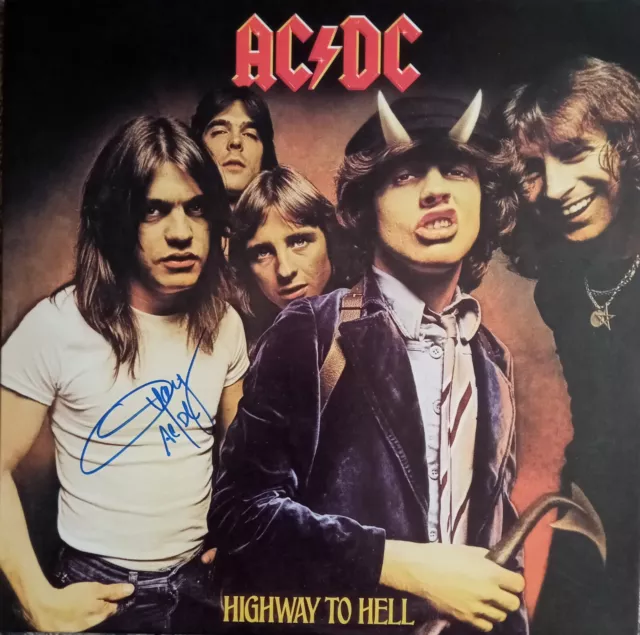 Angus Young Autographed Signed Ac/Dc Highway To Hell Vinyl Record Album