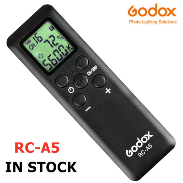 Control remoto Godox RC-A5 para VL150 VL300 SL-60W SL150W SL150II SL200W SL-200II