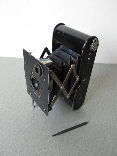 Eastman Kodak No. A-127 Autographic Folding Camera w/Stylus & Spool
