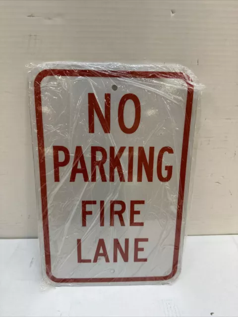 LYLE T1-1069-DG_12x18 No Parking Fire Lane Sign,18" x 12"