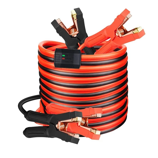 Heavy Duty Booster Cables 0 Gauge 25Feet 0AWG x 25Ft 1000Amp w Goggles Cleaning