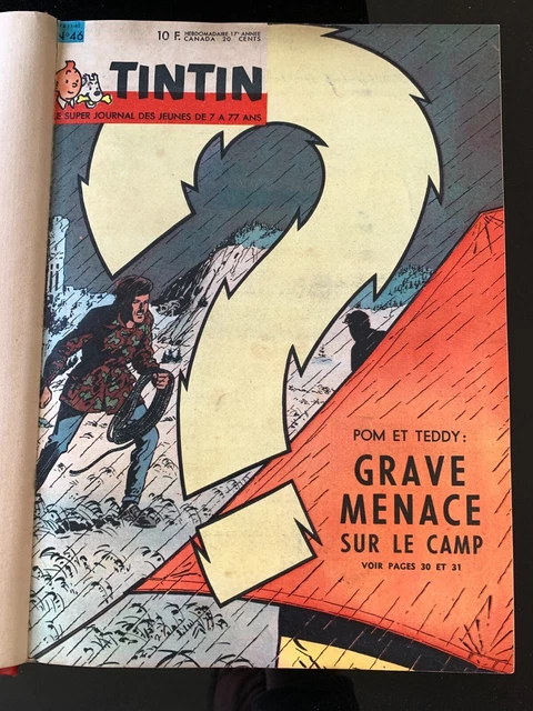 Receuil Du Journal De Tintin N°61 du 15/03/1964; + de 500 pages 4