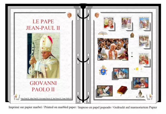 Album de timbres à imprimer soi-même   LE PAPE JEAN-PAUL II    Vatican