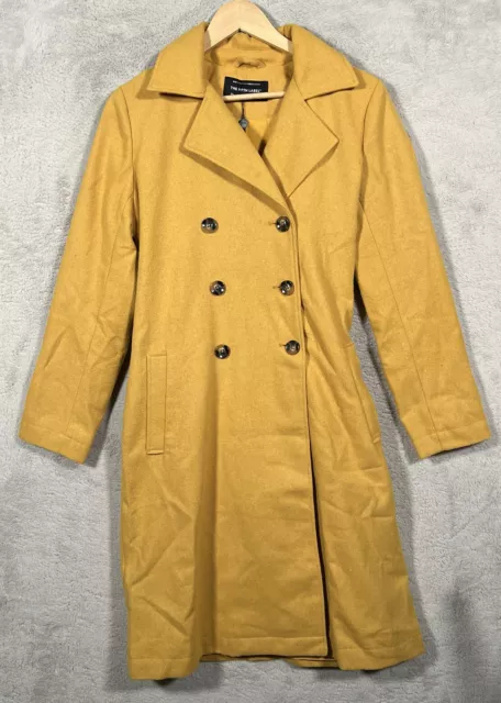 The Fifth Label Double Breasted Coat Womens XS Yellow